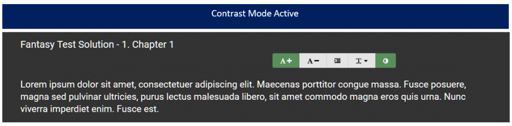 Contrast Mode Example
